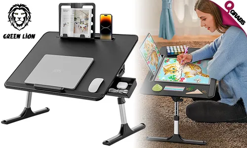 Green Lion Multifunctional Bed Table for Laptop!